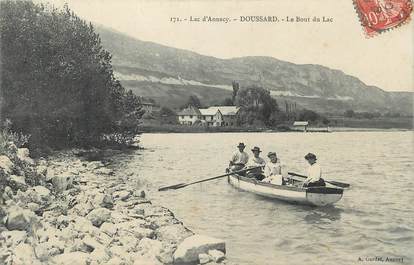 .CPA  FRANCE 74 "Doussard, Le bout du Lac d'Annecy"