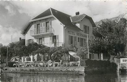 .CPSM FRANCE 74 "Doussard, Hôtel restaurant du port et du lac"