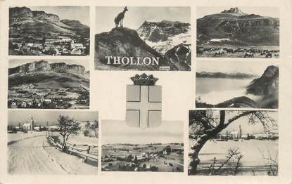 .CPSM  FRANCE 74 "Thollon, Vues de Thollon"