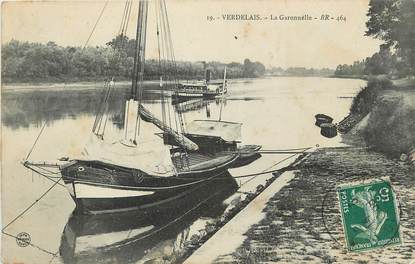 CPA FRANCE 33 "Verdelais, la Garonnelle" / PÉNICHE / BATELLERIE 