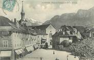 74 Haute Savoie .CPA FRANCE 74 "La Roche, Place des portiiques"