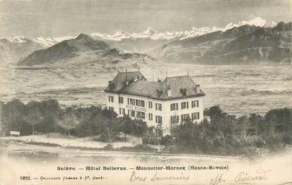 .CPA FRANCE 74 "Monnetier Mornex, Hôtel Bellevue"