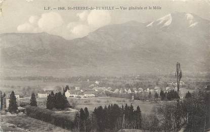 .CPA FRANCE 74 "ST Pierre de Rumilly, Vue générale et le Môle"