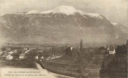 .CPA FRANCE 74 "ST Pierre de Rumilly, Vallée de l'Arve et le Môle"