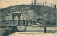 74 Haute Savoie .CPA FRANCE 74 "Rumiilly, Le pont branlant sur le Chéran"
