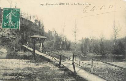 .CPA FRANCE 74 "Rumilly, Le pont de Iles"