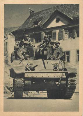 CPSM 2 EME GUERRE / TANK en Allemagne