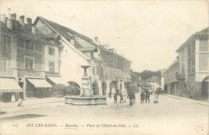 .CPA FRANCE 74 "Rumilly, Place de l'Hôtel de Ville"