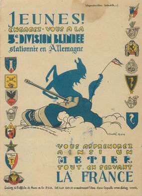 CPSM MILITAIRE " 5e Division Blindée"