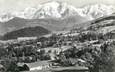 .CPSM  FRANCE 74 "Cordon, Vue générale et le Mont Blanc"