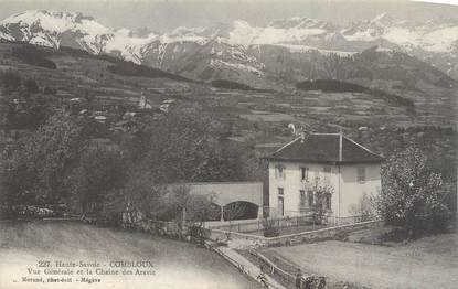 .CPA  FRANCE 74 "Combloux, Vue générale"