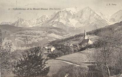 .CPA  FRANCE 74 "Combloux, Le Mont Blanc "