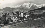 74 Haute Savoie .CPSM  FRANCE 74 "Combloux, Hôtel SNCF et le Mont Blanc"