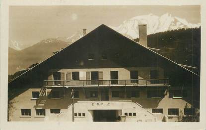 .CPSM  FRANCE 74 "Combloux, Hôtel des Glaciers et le Mont Blanc"