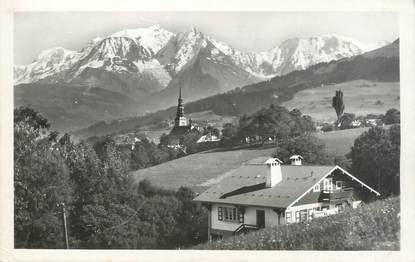.CPSM  FRANCE 74 "Combloux,  Le Mont Blanc"