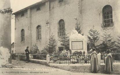 .CPA FRANCE 74 "Saint Gingolph, Monument aux morts"