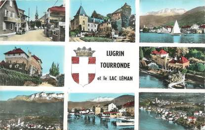 .CPSM FRANCE 74 "Lugrin Tourronde, Souvenir de Lugrin"