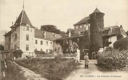 .CPA FRANCE 74 "Lugrin, Le Château d'Alleman"