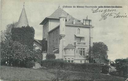 .CPA FRANCE 74 "Lugrin, Château de Blonay Tourronde