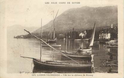 .CPA FRANCE 74 "Lugrin Tourronde, Vue sur le Château de Bionay"