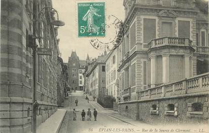.CPA FRANCE 74 "Evian les Bains, Rue de la Source de Clermont"