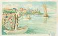 .CPA FRANCE 74 "Evian les Bains, Le port "