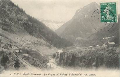 .CPA FRANCE 74 "Le Petit  Bornand, La Puyaz et Pointe à Ballanfat "