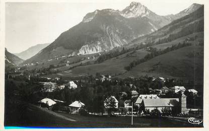 .CPSM FRANCE 74 "Entremont,  Vue générale,Rocher de Lessy"