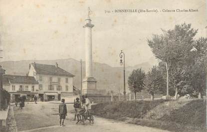 .CPA FRANCE 74 "Bonneville, Colonne Charles Albert"