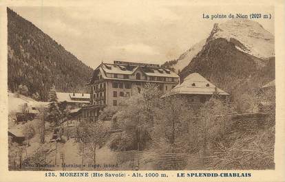 .CPA FRANCE 74 " Morzine, Le splendid Chablais"