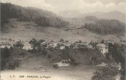 .CPA FRANCE 74 " Morzine, La Plagne"