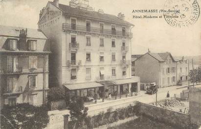 .CPA FRANCE 74 " Annemasse, Hôtel Moderne et terminus"
