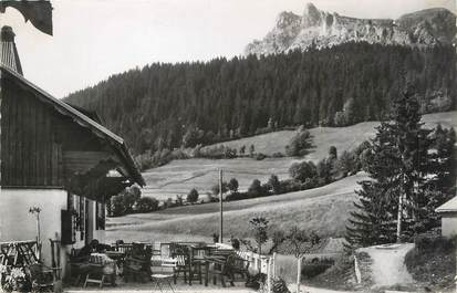 .CPSM FRANCE 74 " Bernex, Le Relais de la Chevrette et le Mont César"