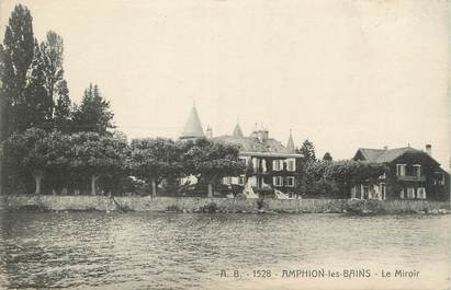 .CPA FRANCE 74 "Amphion Les Bains, Le miroir"