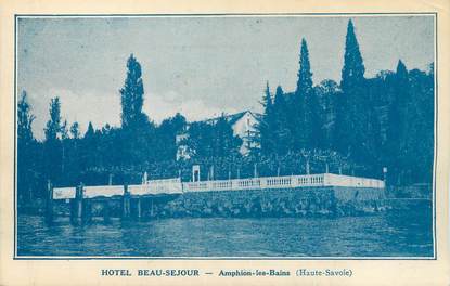 .CPA FRANCE 74 "Amphion Les Bains, Hôtel Beau Séjour"