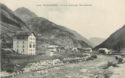 .CPA FRANCE 74 "Vallorcine, Vue générale"