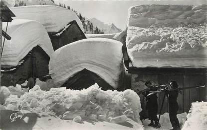 .CPSM FRANCE 74 "Le Tour,   Village et rue vers le Mont Blanc "