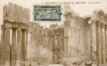 CPA LIBAN "Baalbeck, le Temple de Bacchus"