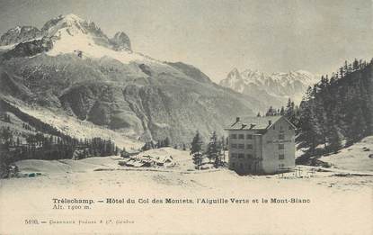 .CPA FRANCE 74 "Trélechamp, Hôtel du Col des Montets"