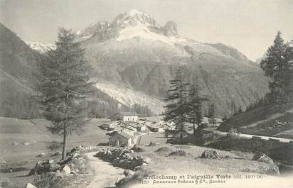 .CPA FRANCE 74 "Trélechamp, L'Aiguille Verte"