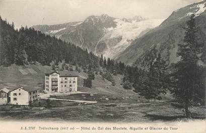 .CPA FRANCE 74 "Trélechamp, Hôtel du Col des   Montets  "