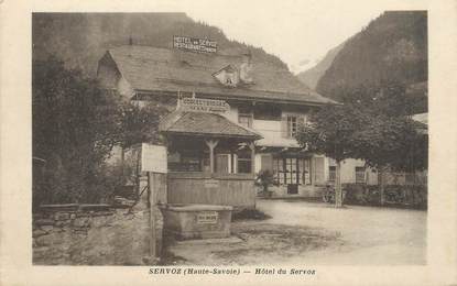 .CPA FRANCE 74 "Servoz, Hôtel"