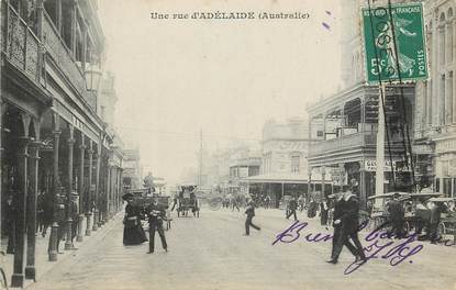 CPA AUSTRALIE "Une rue d'Adélaïde"