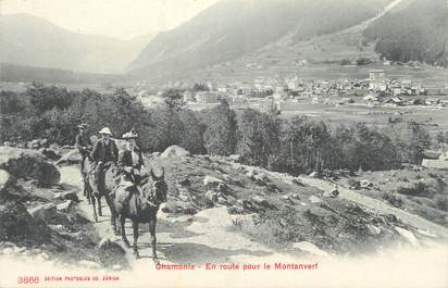 .CPA FRANCE 74 "Chamonix, En route pour le Montanvert"