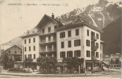 .CPA FRANCE 74 "Chamonix, Hôtel des Etrangers"