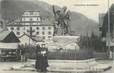 .CPA FRANCE 74 "Chamonix, Statue de HB de Saussure"