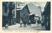 74 Haute Savoie .CPA FRANCE 74 "Chamonix, Rue Joseph  Vallot et Aiguilles Rouges"