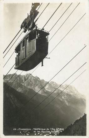 .CPSM FRANCE 74 "Chamonix, Téléphérique de l'Aiguille du Midi"