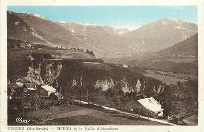 .CPA FRANCE 74 "Vinzier, Merou et Vallée de l'Abondance"