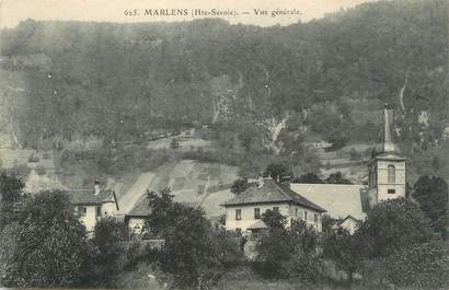 .CPA FRANCE 74 "Marlens, Vue  générale "